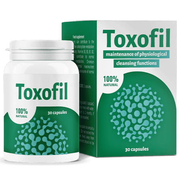 Toxofil : suplemento natural en cápsulas para la limpieza del organismo y el bienestar digestivo